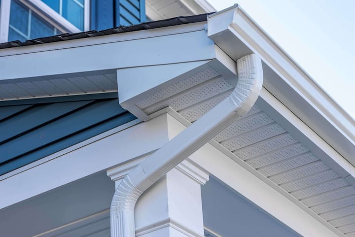 Cheap and durable vinyl gutters installation in Marietta